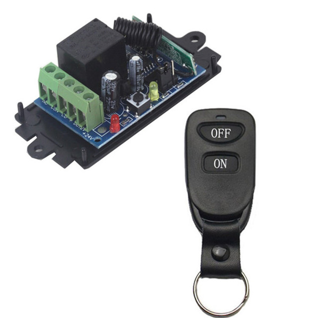 DC12V 1Channel 315/433MHz Transmitter and Receiver RF Universal Car Alarm Garage Doors Wireless Remote Control