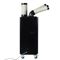 Refroidisseur d'air portable industriel de 1,5 tonne avec moteur, respectueux de l'environnement