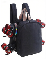 Sacs de patins à roulettes pour femmes et hommes, sac à dos de sport multifonctionnel pour patins à roulettes, patins à glace, patins à roues alignées