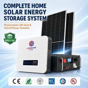 Sistema de Almacenamiento de Energía Solar para el Hogar con Baterías Ess, 10kWh, 15kWh, 20kWh, Todo en Uno, <span class=keywords><strong>Inversor</strong></span> Híbrido y Paquete de Baterías de Litio Lifepo4 - Product Image 1