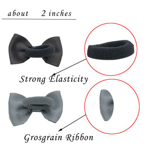 Ruban en polyester biodégradable, élastiques pour <span class=keywords><strong>cheveux</strong></span> pour filles, 2 pouces, nœuds pour <span class=keywords><strong>cheveux</strong></span> pour enfants, élastiques pour <span class=keywords><strong>cheveux</strong></span> de princesse, chouchous - Product Image 4