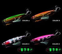 Leurres de pêche Fonfishing Lead colorés 10g-60g pour la pêche en eau salée et en eau douce (rivière/lac/cours d'eau) - Jigs métalliques
