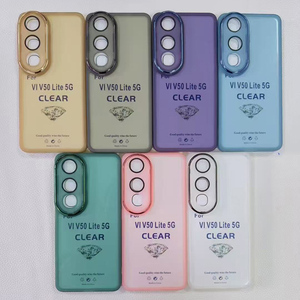 Accesorios para Teléfonos Móviles, Funda Ultrafina para VIVO V50 LITE <span class=keywords><strong>V21</strong></span> Y04 4G Y95 Y93 Y85 Y81 V50 <span class=keywords><strong>5G</strong></span>, Carcasa Trasera Transparente de TPU - Product Image 1