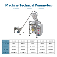 Machine de remplissage et d'emballage automatique de sachets de poudre (café, lait, piment, cacao, protéines de blé, épices) de 100g, 500g, 1kg, 2kg, 5kg