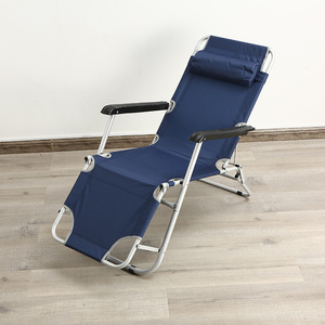 Chaise longue pliante de terrasse moderne en acier inoxydable confortable et luxueuse à prix avantageux - Product Image 2