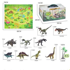 Vente flash : Ensemble de jouets de simulation de <span class=keywords><strong>dinosaures</strong></span> pour enfants, tapis non tissé, carte de scène, ensemble de jouets de <span class=keywords><strong>dinosaures</strong></span> - Product Image 4