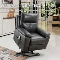 Fauteuil inclinable électrique moderne pour adultes et personnes âgées, inclinaison à plat, canapé électrique moderne à gravité zéro, fauteuil inclinable en cuir électrique