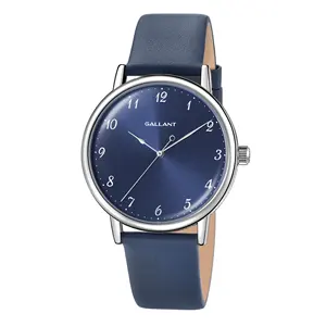 Custom wholesale office Promotions Corporate Gifts Men's blue quartz Watch