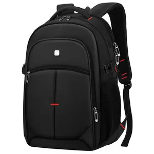 Large Capacity Men's Backpack Travel Computer Backpack Waterproof Nylon With Usb Travel Business Laptop Backpack