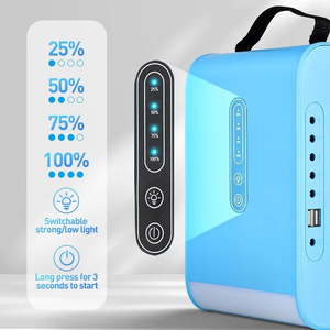 Kits de système d'éclairage solaire MPPT à batterie lithium-ion, mini centrale électrique avec ampoules et panneau pour usage domestique et extérieur - Product Image 5