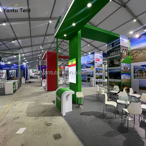 Sang trọng lớn màu trắng nhôm PVC triển lãm ngoài trời tiệc cưới marquee lều 200-500 người Windproof không thấm nước bền - Product Image 4