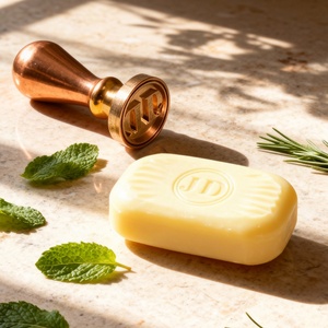 OEM Custom Brass Soap Logo Embossing Die - Direct Supplier for Soap Branding <b>Stamps</b> - Product Image 5