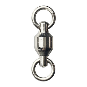 Connecteur à anneau unique en acier inoxydable vente en gros 0 #-10 # double tête portant le leurre pivotant accessoires pour engins de pêche - Product Image 2