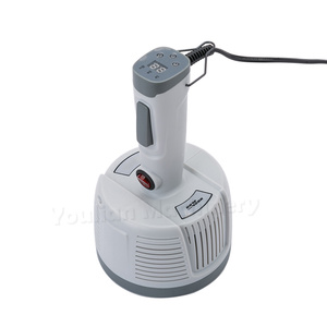 Machine <span class=keywords><strong>de</strong></span> scellage par induction semi-automatique portative DGYF-400 à refroidissement par <span class=keywords><strong>gaz</strong></span> <span class=keywords><strong>pour</strong></span> le scellage thermique des bouteilles en plastique, des pots et des capsules en aluminium - Product Image 2