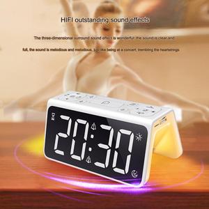 Reloj despertador Altavoz Bluetooth Altavoz de ruido blanco Luz nocturna <span class=keywords><strong>para</strong></span> el hogar Máquina de ruido blanco <span class=keywords><strong>para</strong></span> <span class=keywords><strong>dormir</strong></span> - Product Image 6