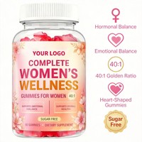 Gummies OEM Myo & D-Chiro Inositol, rapport 40:1, sans sucre, 60 unités, pour l'équilibre hormonal et émotionnel des femmes