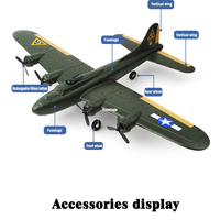 2023 FX817 avion télécommandé B17 Air Fortress Fighter résistant aux chutes à aile fixe planeur en mousse avion avion RC