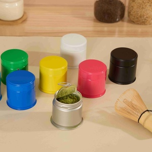 Biểu Tượng Tùy Chỉnh 30G Cấp Thực Phẩm Kín Trà <span class=keywords><strong>Tin</strong></span> Bao Bì Sang Trọng Kín Vít Top Kim Loại Vòng Cà Phê Đậu Matcha <span class=keywords><strong>Tin</strong></span> Có Thể - Product Image 4