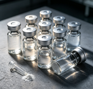 Frascos de Vidrio Multiusos para Almacenamiento de Polvo y Líquido, Botellas de Borosilicato de 3ml 5ml 10ml con Tapas Plateadas Abatibles - Product Image 4