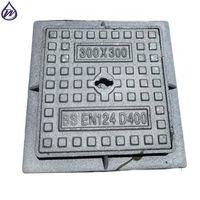 Couvercle de manhole carré en fonte ductile haute performance avec composite FRP