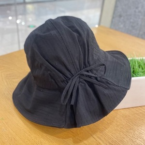 Japanese Style Bow Knot Bucket Hat Beige Breathable Sun Protection Hat For Women Spring Summer Outdoor Use - Product Image 4