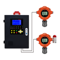Détecteur de fuite de GPL fixe, détecteur de gaz inflammable et toxique antidéflagrant 4-20mA RS485 avec alarme sonore et lumineuse pour la sécurité industrielle