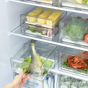 Boîtes de rangement pour réfrigérateur Deminhui, en plastique PET de qualité alimentaire avec couvercles, pour l'organisation du réfrigérateur - Product Image 2