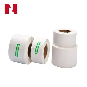Custom Printed Roll Thermal Adhesive Paper Sticker For Supporting Small Business Round 500 PCs Label Stickers