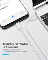 Câble Micro USB V8 de 3 pieds (1 m) Type A vers Micro USB pour la charge et le transfert de données pour Samsung Galaxy S6 S7 S3 S4 Note4 Téléphone portable