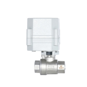 Válvula reguladora de flujo eléctrica de acero inoxidable Dn8, 24 V CC, para bombas, calderas, purificadores de agua, compresores de aire - Product Image 5