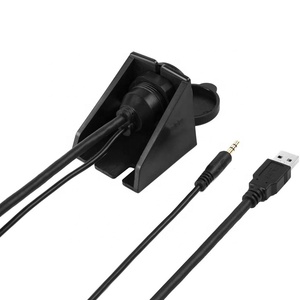 Cavo di prolunga audio/video <span class=keywords><strong>USB</strong></span>/<span class=keywords><strong>Aux</strong></span> RCA per installazione a incasso nel cruscotto dell'auto - Product Image 4