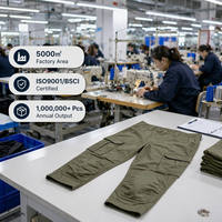 Pantalon cargo tactique pour homme, poches zippées, pantalon de chasse, Ripstop, séchage rapide, respirant, multi-poches avec poches sécurisées