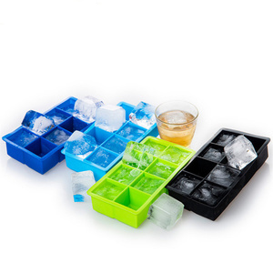 Plateau en silicone pour glaçons à 6/8/12 cavités, facile à démouler, pour whisky et cocktails, vente en gros - Product Image 4
