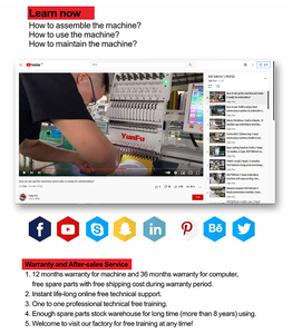 เครื่องปักคอมพิวเตอร์แบบแบนสำหรับงานปักหมวก ความเร็ว 1200 รอบต่อนาที พื้นที่ปัก 400x600 มม. เหมาะสำหรับใช้ในบ้าน <span class=keywords><strong>ร้าน</strong></span>พิมพ์ และร้านค้าปลีก - Product Image 3