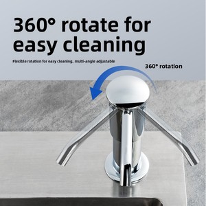 Tube d'extension pour distributeur de <span class=keywords><strong>savon</strong></span> ABS pour évier de cuisine, pompe à pression à débit élevé pour <span class=keywords><strong>liquide</strong></span> <span class=keywords><strong>vaisselle</strong></span> - Product Image 3