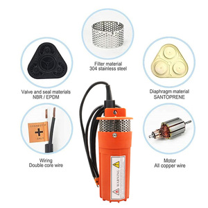 Singflo 24V DC Max Lift 70m năng lượng mặt trời giếng sâu chìm bơm áp lực nước với giá nhà máy - Product Image 3