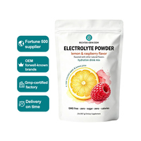 Poudre de mélange d'électrolytes purs Richtek, saveur citron et citron vert, pour la récupération après l'effort, nutrition sportive, OEM, marque privée