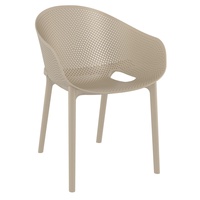 Chaise en plastique au design moderne, durable, en PP, vente en gros pour café, jardin, extérieur, restaurant, salle à manger, bureau, maison, chambre, hôtel