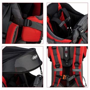 Échantillon gratuit Nouveau porte-bébé multifonctionnel imperméable en tissu Oxford et polyester pour les voyages en plein air, style sac à dos - Product Image 4