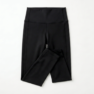 <b>Black</b> Casual High Waist <b>Yoga</b> <b>Leggings</b> Women Fitness Quick Dry Moisture Wicking Workout Tights Spandex Custom Logo - Product Image 1
