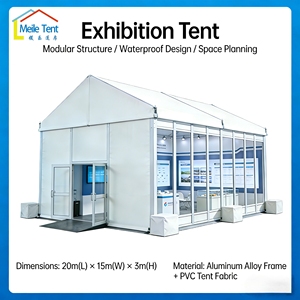 Tente de réception pour cérémonie d'ouverture, tente événementielle personnalisée, <span class=keywords><strong>grande</strong></span> tente en alliage d'aluminium imperméable avec doublure de plafond décorative - Product Image 5