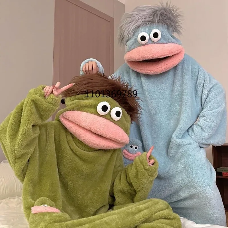 Pijama De Unicornio O Animal En Una Pieza Con Forro Polar – Pijama Cálido De Invierno, Disfraz De Casa Y Halloween Para Hombre, Cómodo Y Ajustado