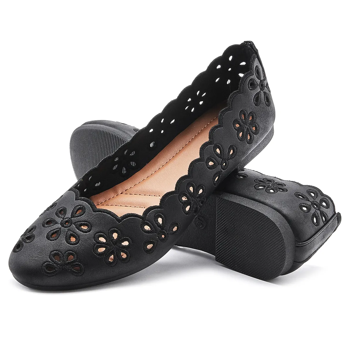 Hot Sale PVC Sole Breathable Shoes Women's Dress Flats Shoes Casual Slip On Flats Loafers Ladies