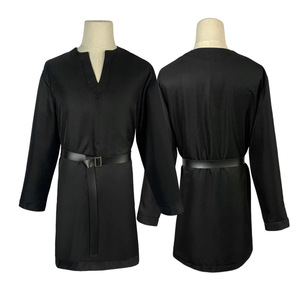 2023 hommes Cosplay médiéval Vintage Renaissance guerrier chevalier Costume hommes nordique <span class=keywords><strong>Pirate</strong></span> tunique chemise hauts Renaissance - Product Image 2