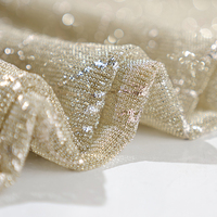 À la mode brillant or argent tricoté lurex fil teint durable 100% polyester bronzant feuille tissu
