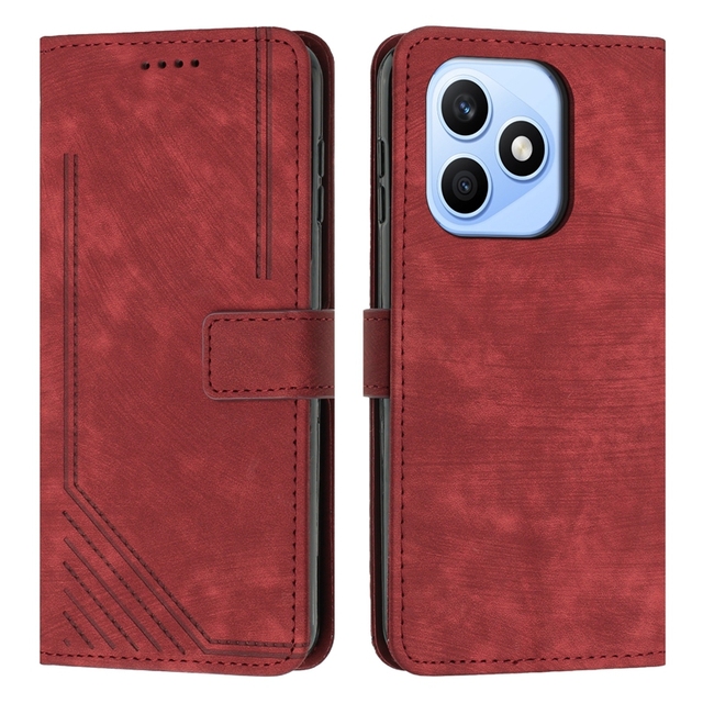 Business PU Leather Flip Wallet Protective Cover Phone Case for Honor X8D Poco X8 Pro Max V07 Y05 Y500i G67 G67 Mobile Case