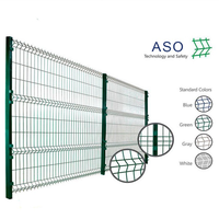 Clôture en grillage soudé galvanisé de haute qualité, revêtu de PVC, en 3D, pour extérieur