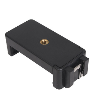 ที่ยึดโทรศัพท์แบบ Hot Shoe ขนาด 60-90 มม. สำหรับกล้องถ่ายรูปและโทรศัพท์มือถือ ปลดเร็วแบบสัมผัสเดียว - Product Image 3