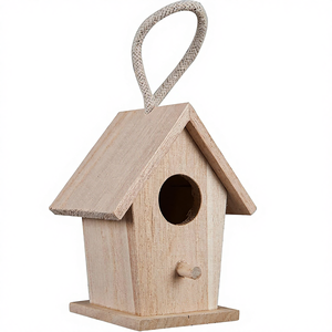 Casetta per Uccelli Personalizzabile Fai-da-Te <span class=keywords><strong>in</strong></span> <span class=keywords><strong>Legno</strong></span> di Pino, Decorazione da Parete - Product Image 1
