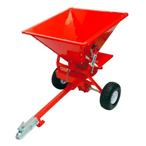 ATV Mounted Spreaders. 350LB Towable ATV Fertilizer&Salt Spreader Compost peat moss manure spreader for lawn and garden